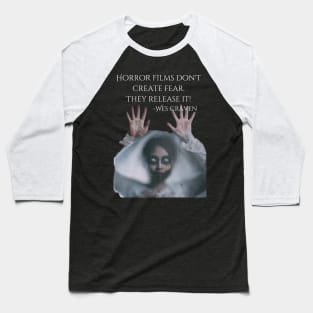 Horror Films Baseball T-Shirt